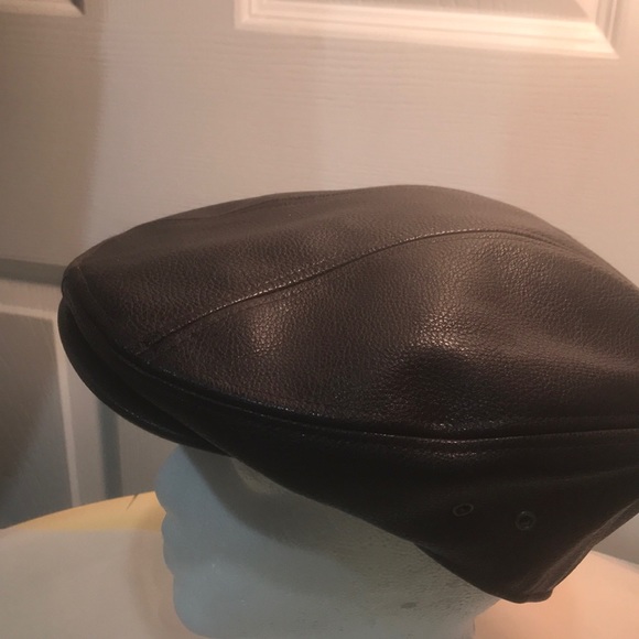 100per cent PU leather brown cap xl - Picture 3 of 8